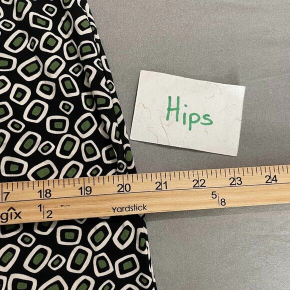 Julie Mitchell Urban Size Medium Pull on Geometric Abstract Artsy Knit Skirt Y2K - Picture 11 of 12